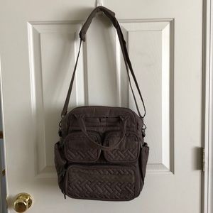 Used tote bag with many compartments